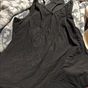 Black Sleeveless Women's Top